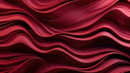 Obraz premium Waves in Maroon Colors