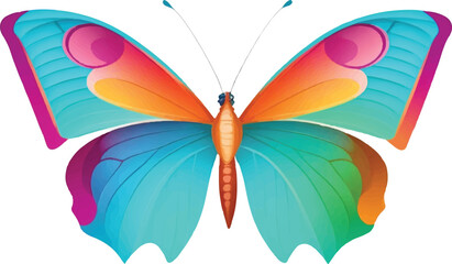 Realistic butterfly vector image design with high resolution