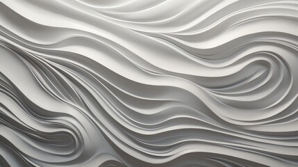 Waves in Silver Colors