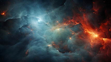 Nebular background. Generative AI