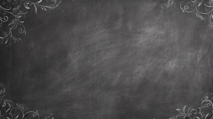 blackboard in the classroom for chalk. black gray blank background. chalkboard - obrazy, fototapety, plakaty