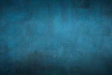 ฺBeautiful abstract grungy blue stucco wall background .