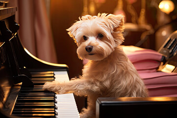 Piano Dog