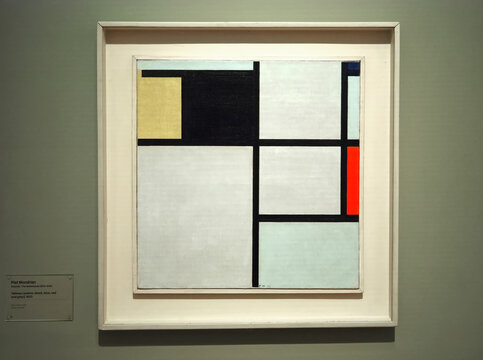 Art collection of the museum Museu Colecao Berardo in Lisbon - Piet Mondrian