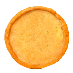 Pizza base on white background