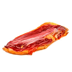 Breast fillet Carpaccio on a white background