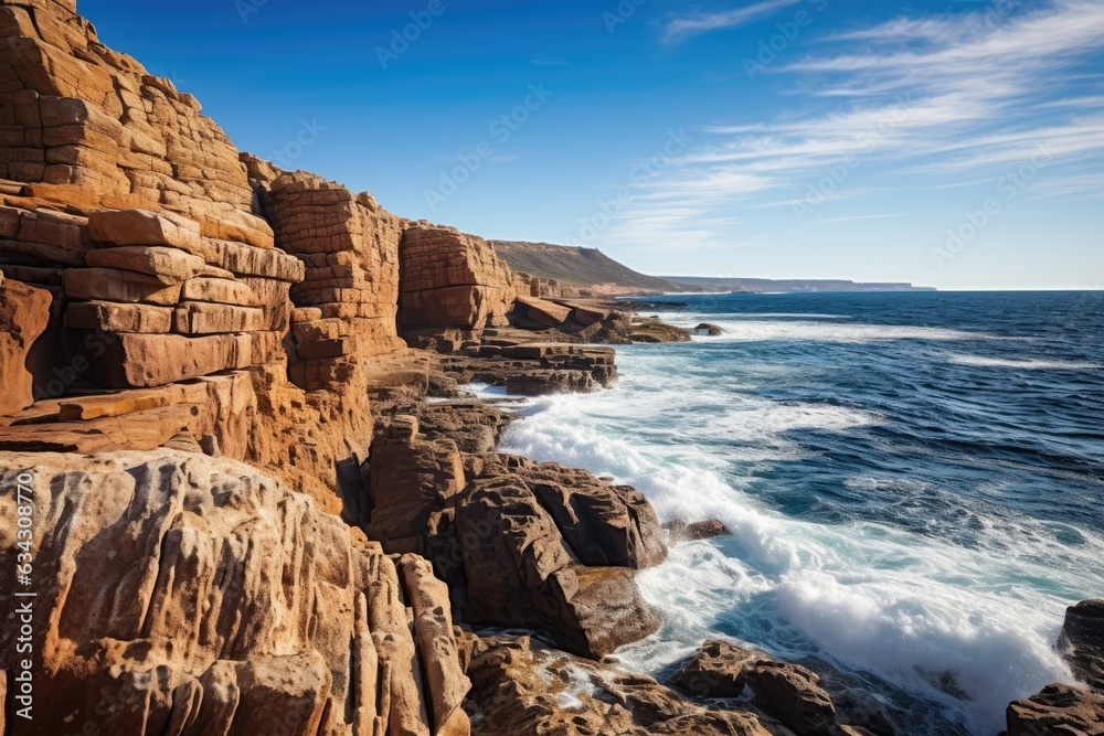 Wall mural Coastal Rocks