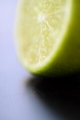sour lime green in macro photography