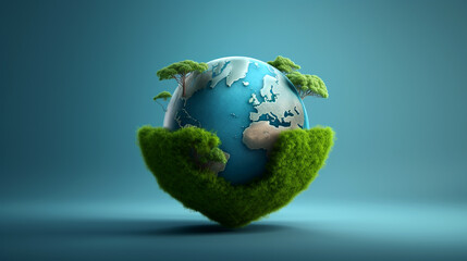 green earth globe world ozone day