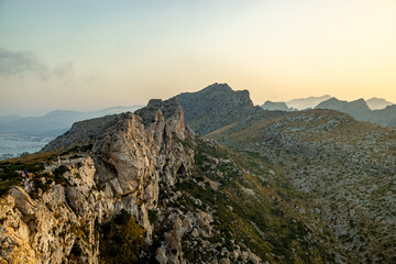 Fototapeta na wymiar Unterwegs zu dem Highlight auf der wunderschönen Balearen Insel Mallorca - Cap de Formentor - Spanien