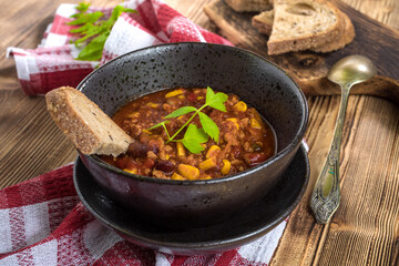 Mexican chili con carne.