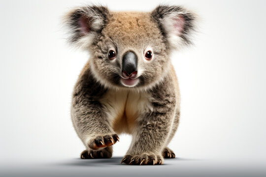 coala  isolated on white background Generative AI