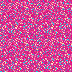 Seamless pink glitter pattern. Sparkle confetti background for little girl's princess birthday, Christmas or New Year's celebration. Sequin pattern, bright glitzy texture