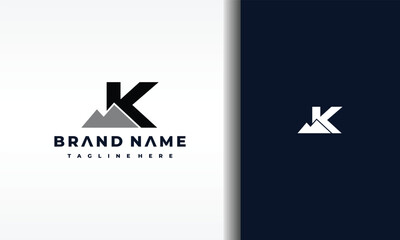 letter K mountain logo