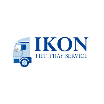 delivery truck Logo Design | Tilt Tray Truck Logo Design