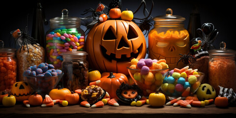 sweet treats for a spooky night: Halloween candy assortment