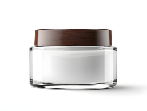 Schlichte Sch&ouml;nheit: Klarglas Tiegel Mock up