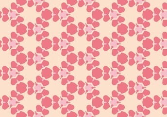 seamless pattern with hearts