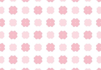 seamless pattern with pink flowers