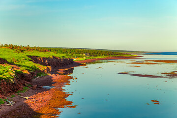 Amethyst coast of the White Sea at Cape Ship.