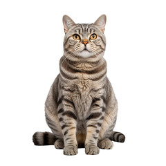 Naklejka premium american shorthair cat isolated