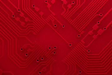 printed circuit. layout of tracks