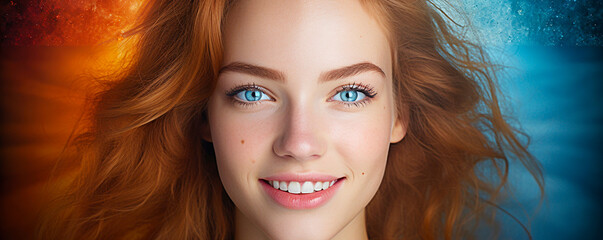 Radiant Charm: Casual Portrait of a Young Woman with a Bright Smile and Sparkling Eyes.