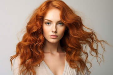 Naklejka premium Generative ai collage image of attractive lady enjoy spa salon procedure