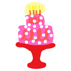 Cupcake Sweet food dessert drawing doodle hand drawn illustration decoration cartoon elements party