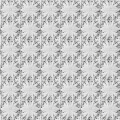 White and grey snowflakes pattern wallpaper.