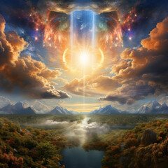Genesis, in the beginning God created the heaven and the earth