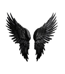 demon wings on transparent background