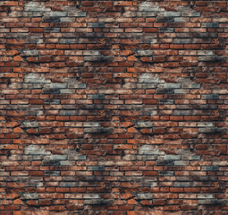 Brickwall pattern wallpaper.