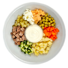 Olivier on a white background