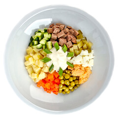 Olivier on a white background