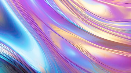 Pastel holographic iridescent background