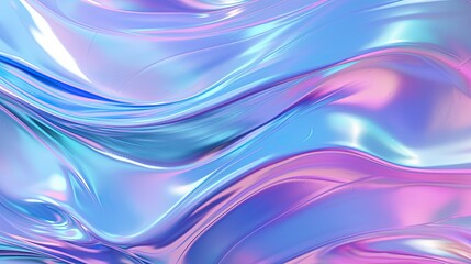 Fototapeta premium Pastel holographic iridescent background