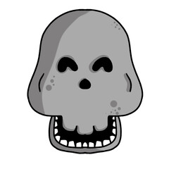 Smiling  skull 