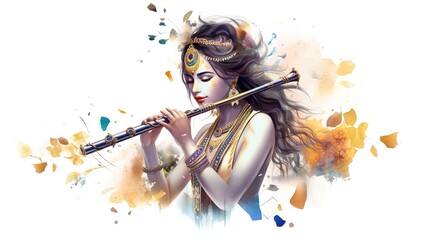 Happy Krishna Janmashtami, Vishu festival, Generative ai.