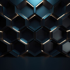 Abstract Background Hexagon