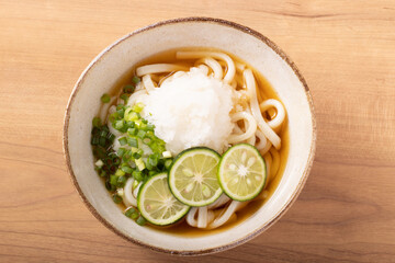 すだちおろし冷かけうどん