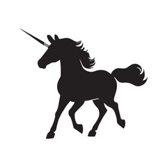 horse silhouette vector