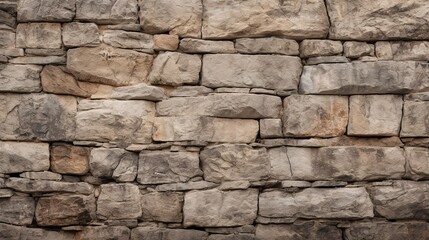 old stone wall texture background. Generative AI