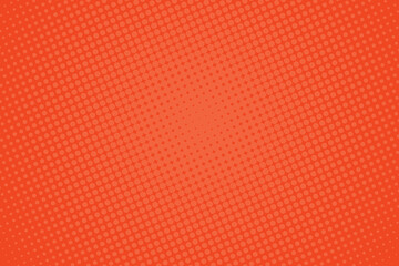 Abstract halftone geometric background,pop art background orange , Pop art style card