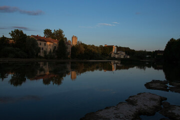 reflections on the water