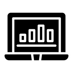 laptop glyph icon