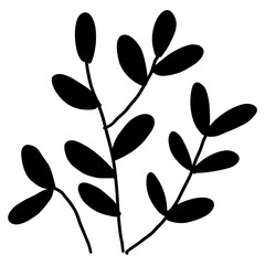 Doodle Flower Decorative Line Art, SVG Vector Line Art
