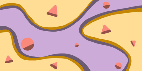 pastel shape and movement concept, abstract background