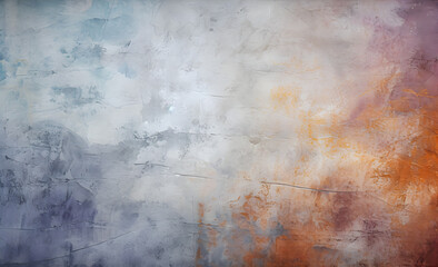 Gray wall texture colorful grunge texture background illustration. Generative AI