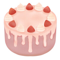 Strawberry cake 
